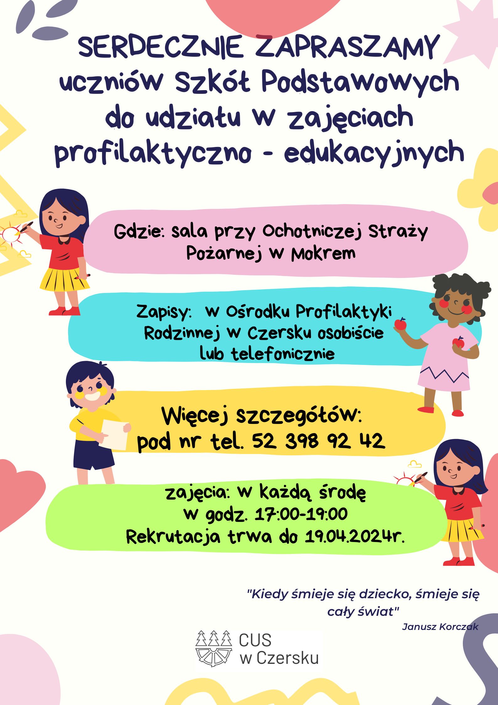 zajęcia profilaktyczno-edukacyjne