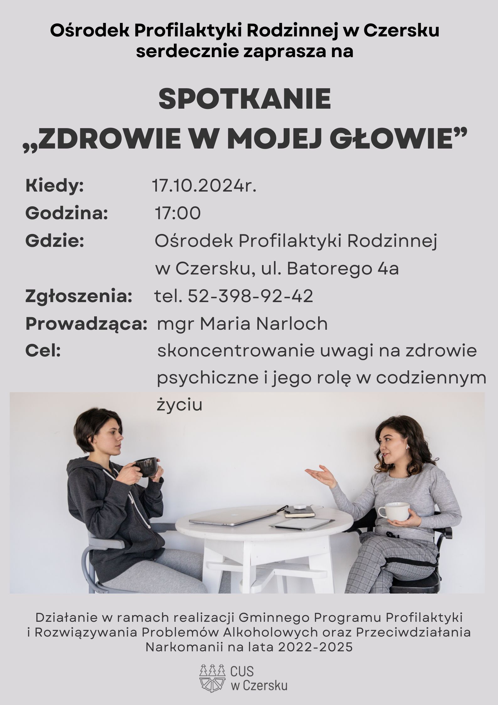 "Zdrowie w mojej głowie"