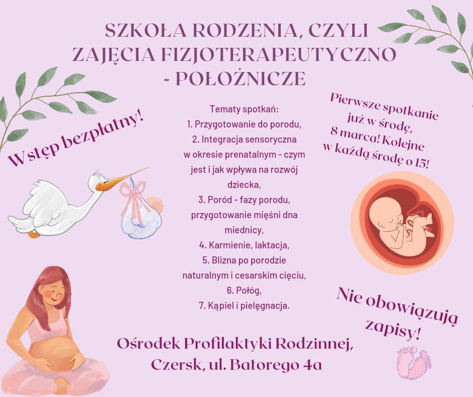 szkoła rodzenia w Czersku